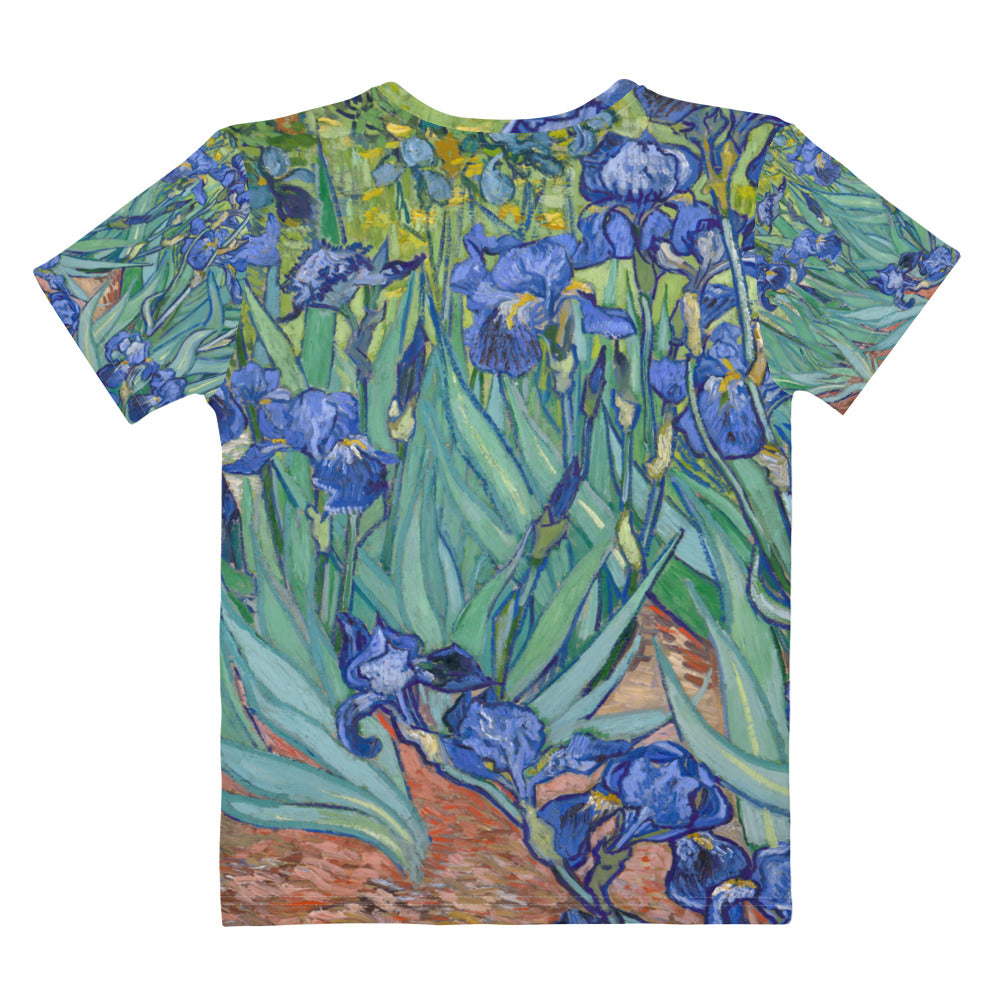 Back - Vincent van Gogh Women's T-Shirt – Garden Poetry in Blue