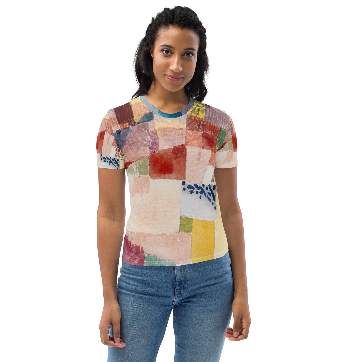 Model 1 - Paul Klee Women's T-Shirt – Sunlit Geometry of Hammamet