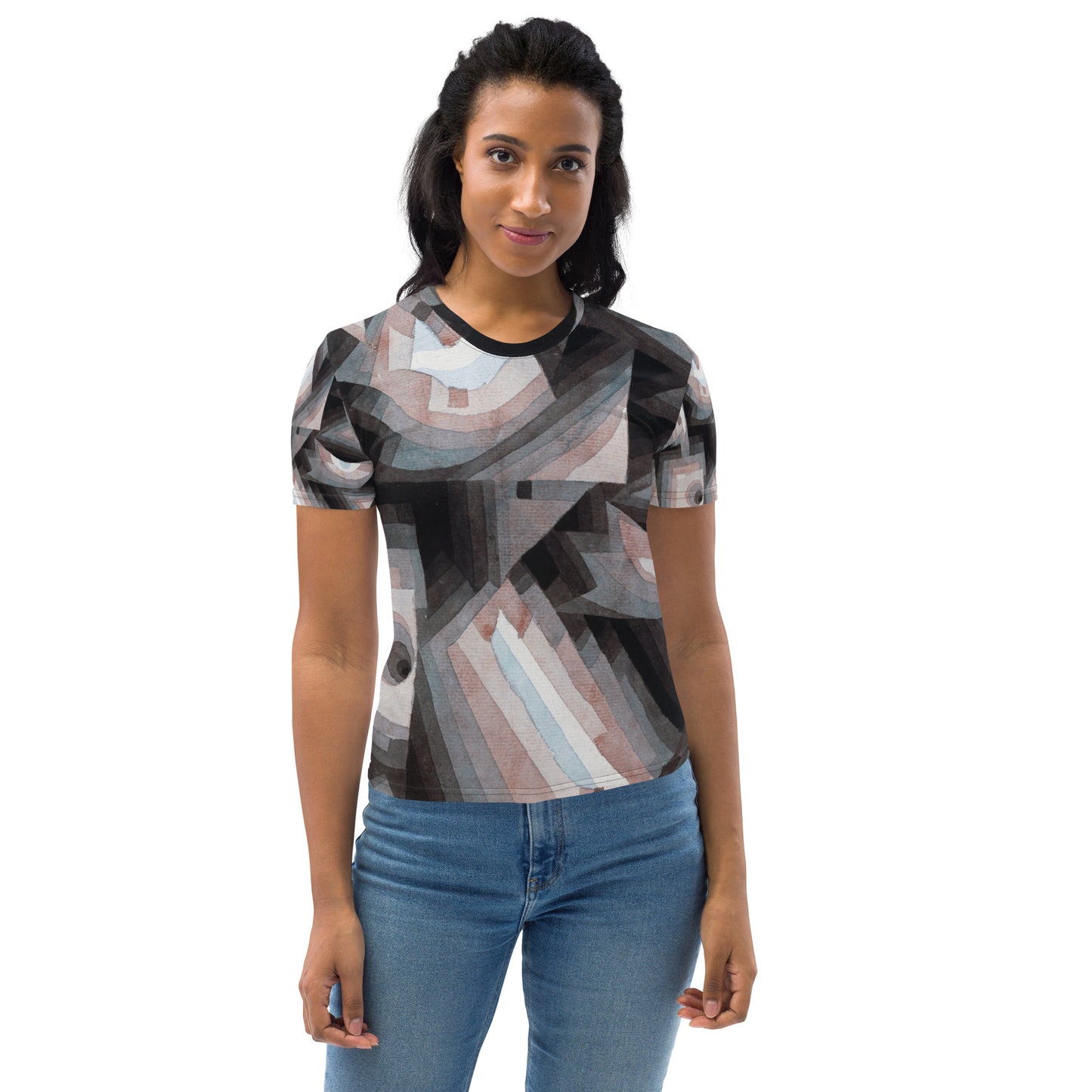 Model 1 - Paul Klee Women's T-Shirt – Prism of Subtle Harmony
