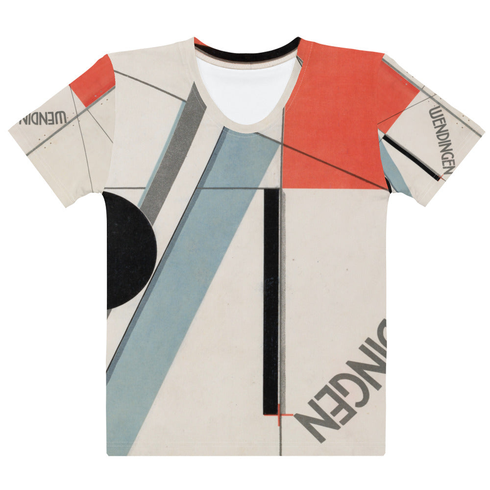 Women's T-shirt. El Lissitzky, Composition Wendingen