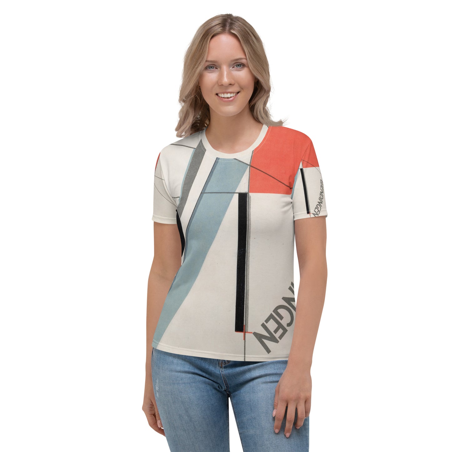 Model 2 - Women's T-shirt. El Lissitzky, Composition Wendingen