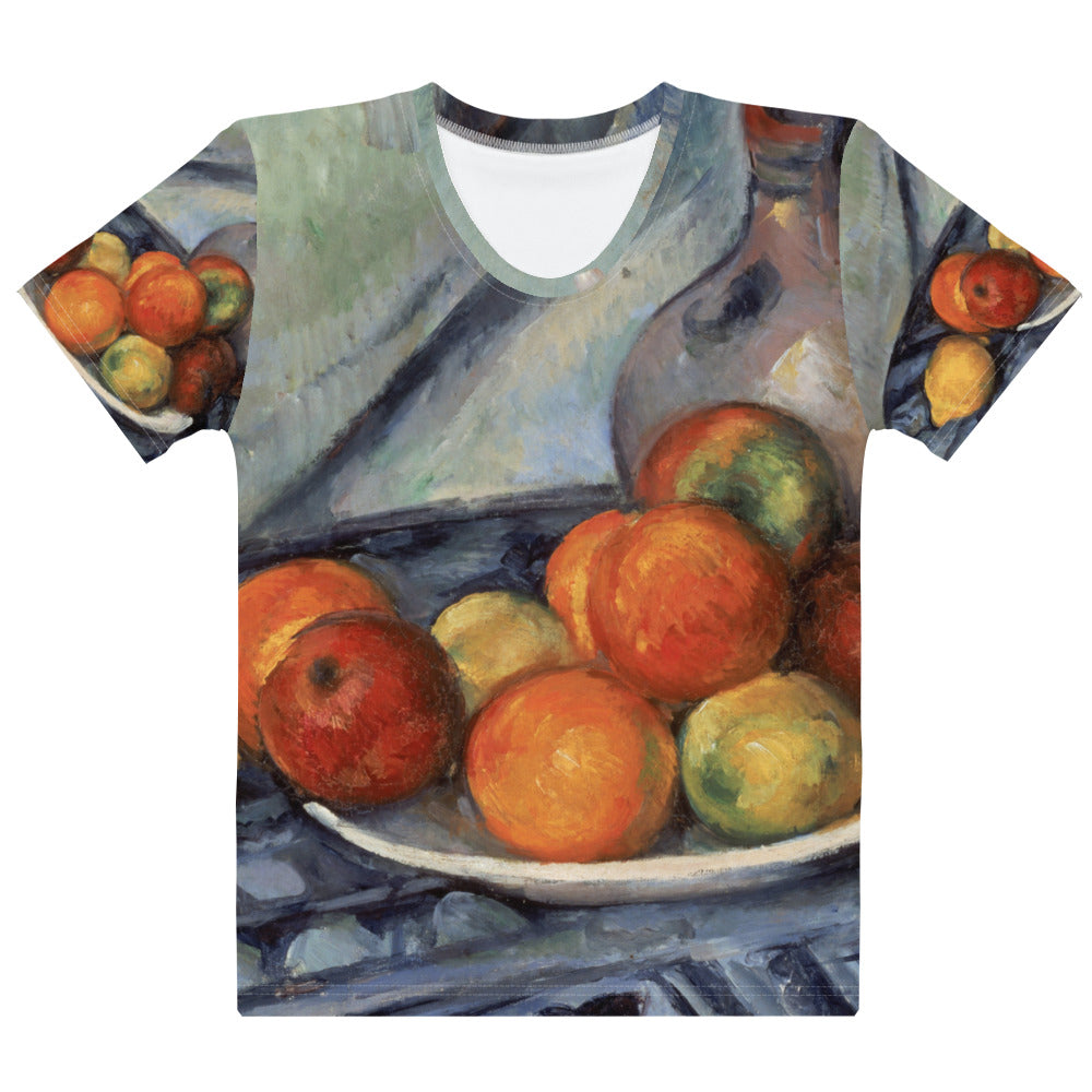 Paul Cézanne Women's T-Shirt – Painterly Stillness in Bloom