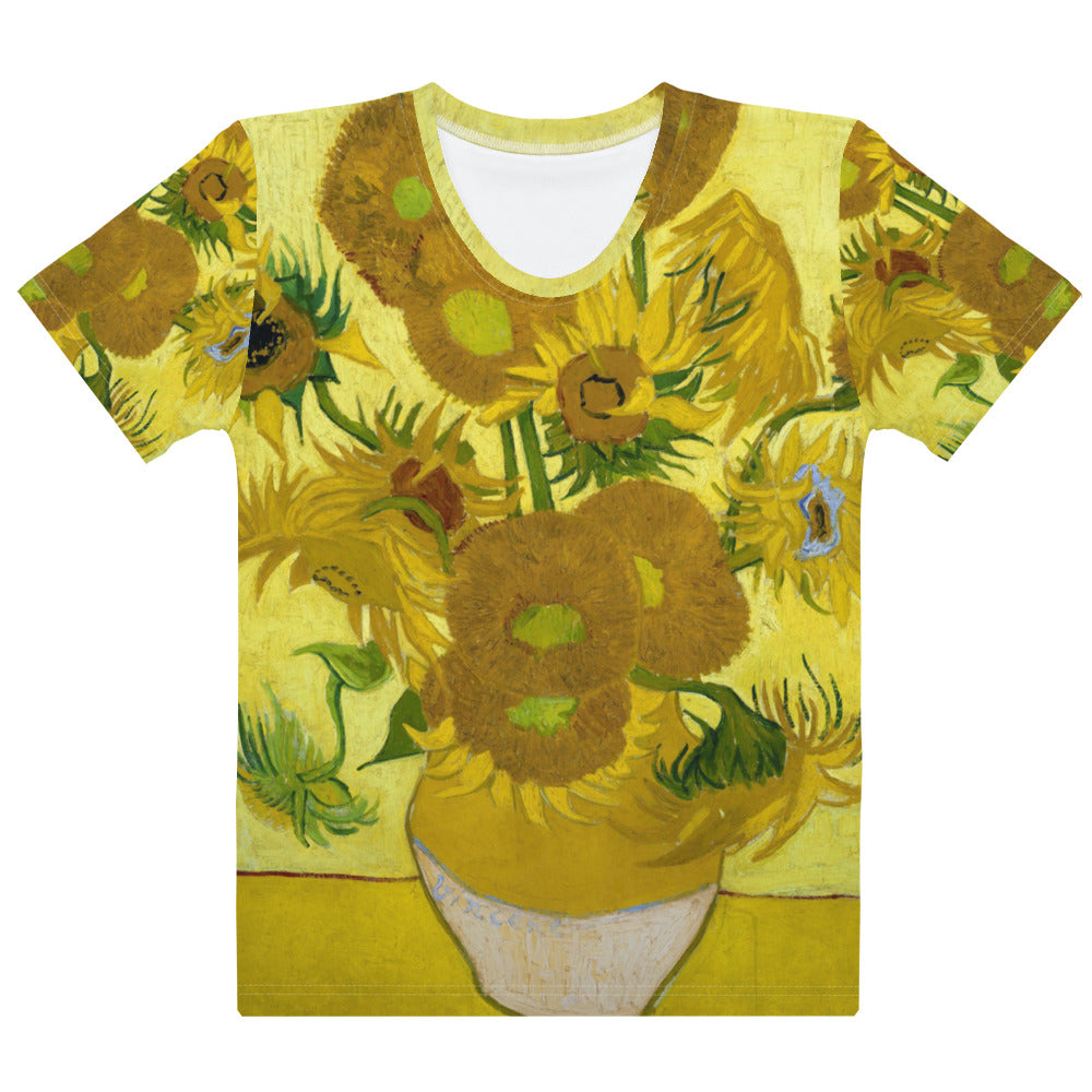 Vincent van Gogh Women's T-Shirt – Golden Petals in Motion