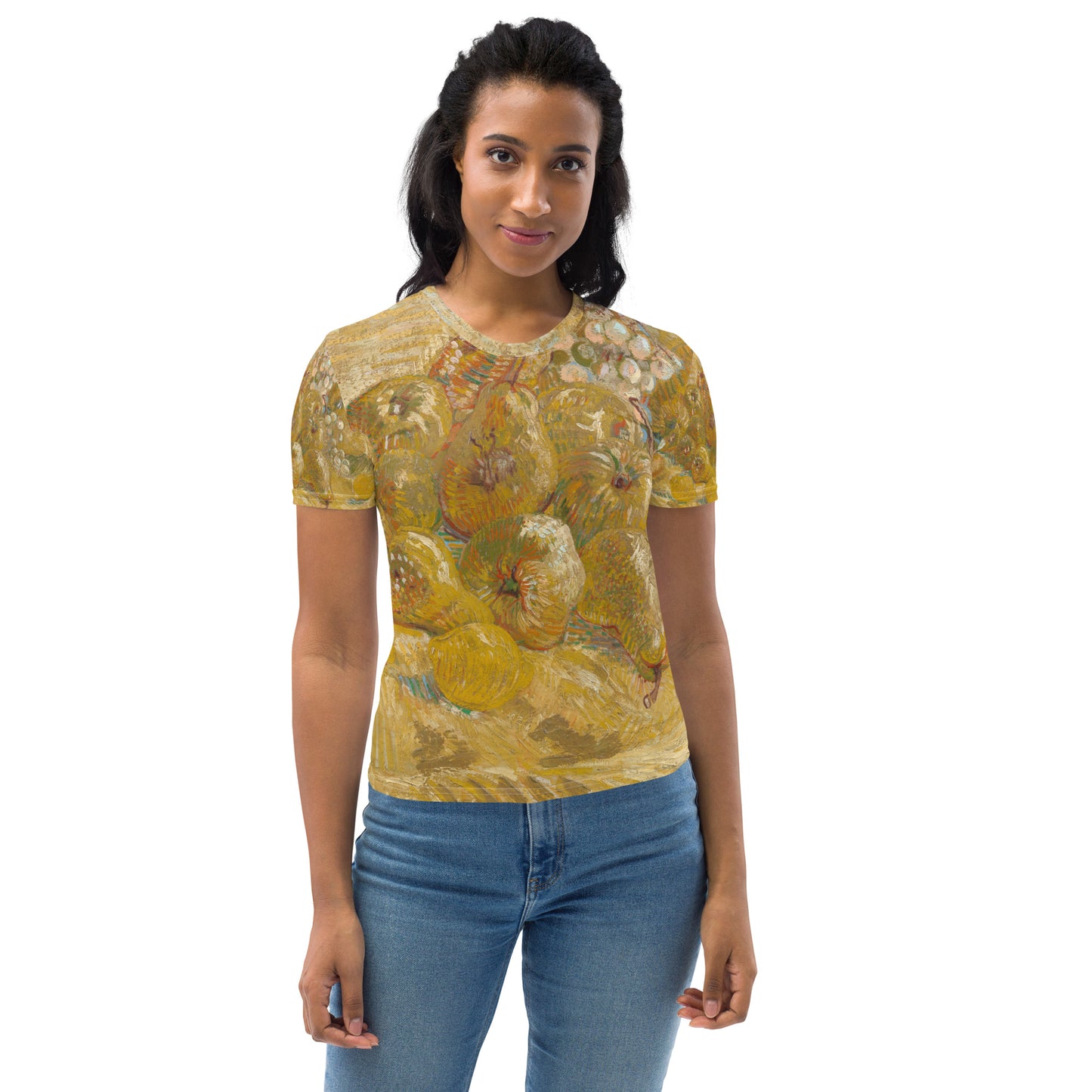 Model 1 - Vincent van Gogh Women's T-Shirt – Still Life in Brushstrokes