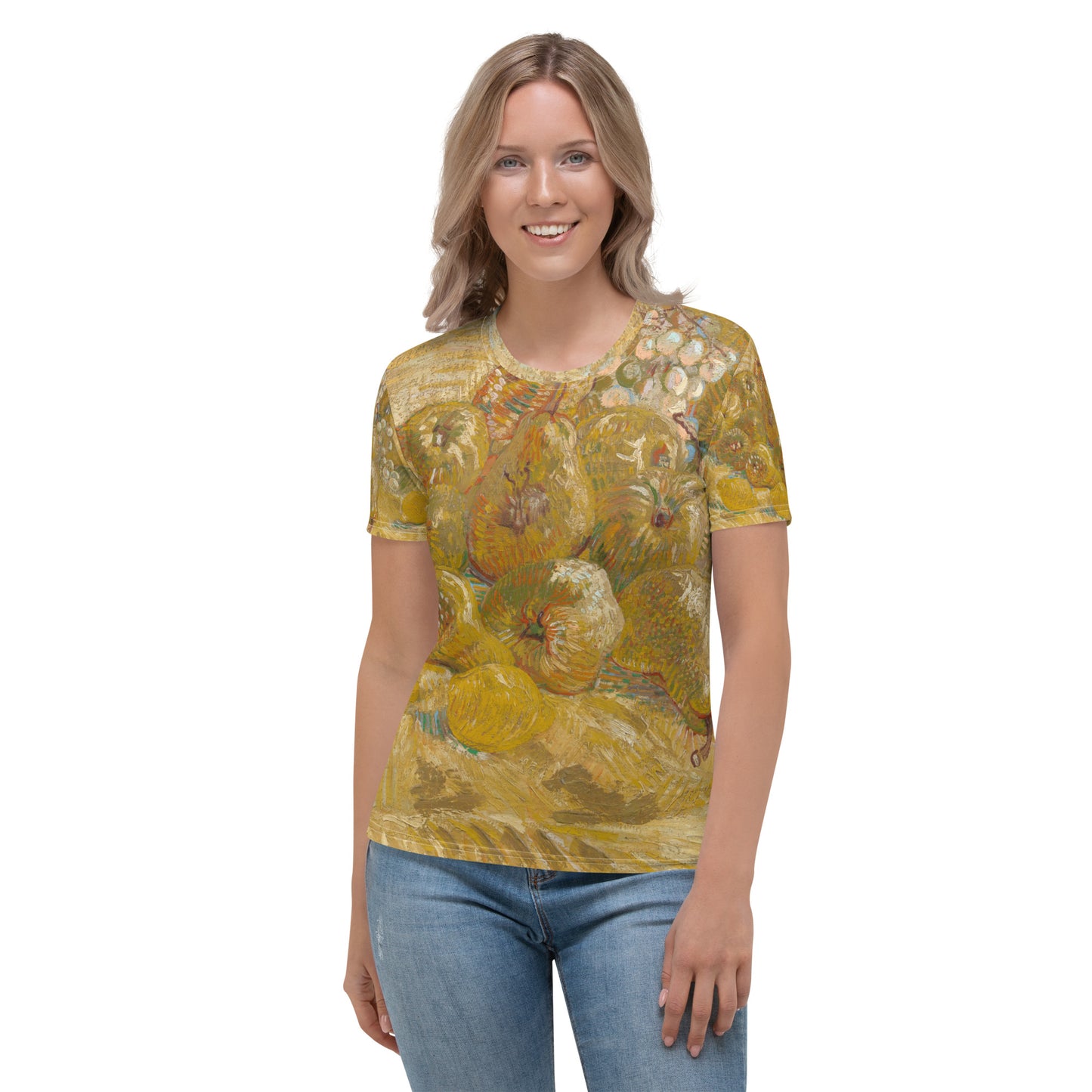 Model 2 - Vincent van Gogh Women's T-Shirt – Still Life in Brushstrokes
