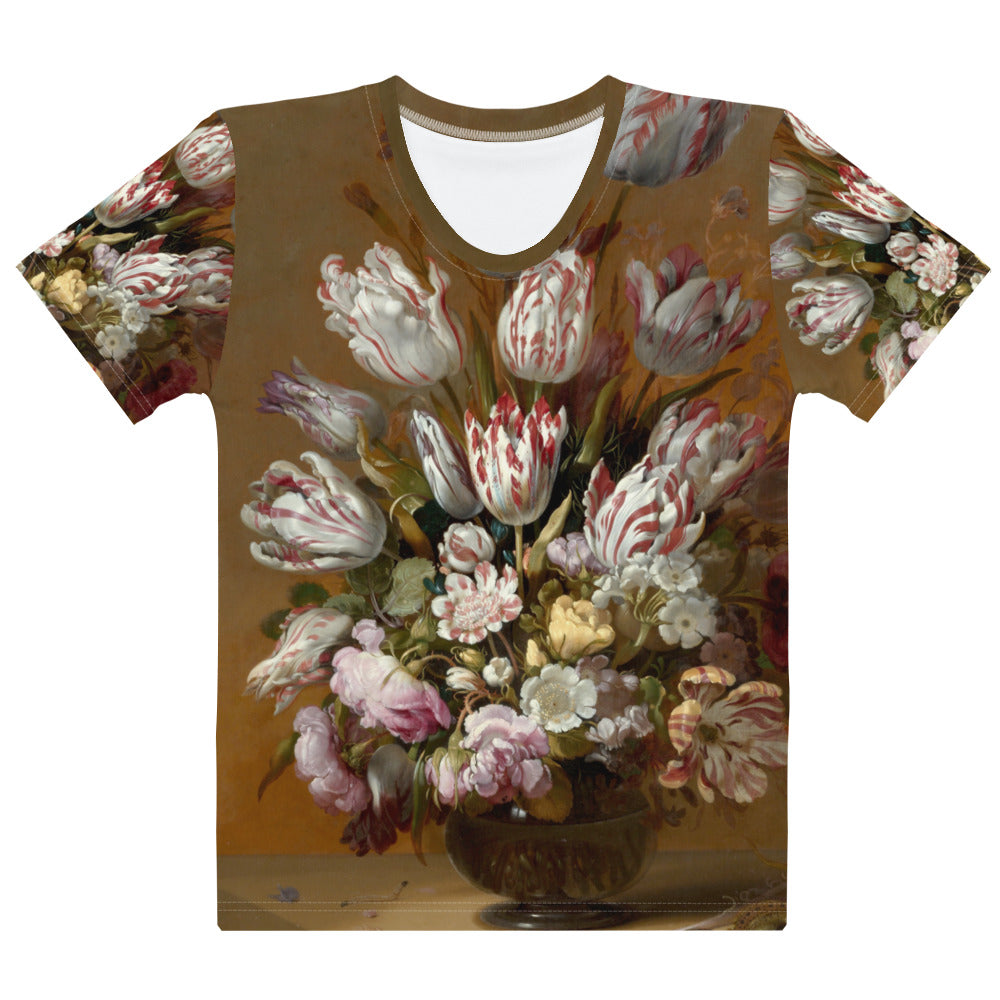 Hans Bollongier Women's T-Shirt – Dutch Blooms in Full Glory
