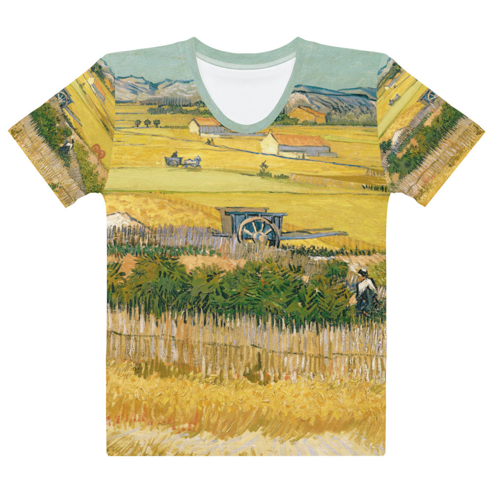 Vincent van Gogh Women's T-Shirt – Golden Fields in Motion