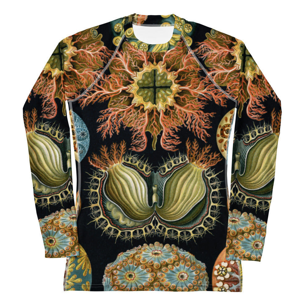 Ernst Haeckel Women's Rash Guard – Nature’s Art in Motion