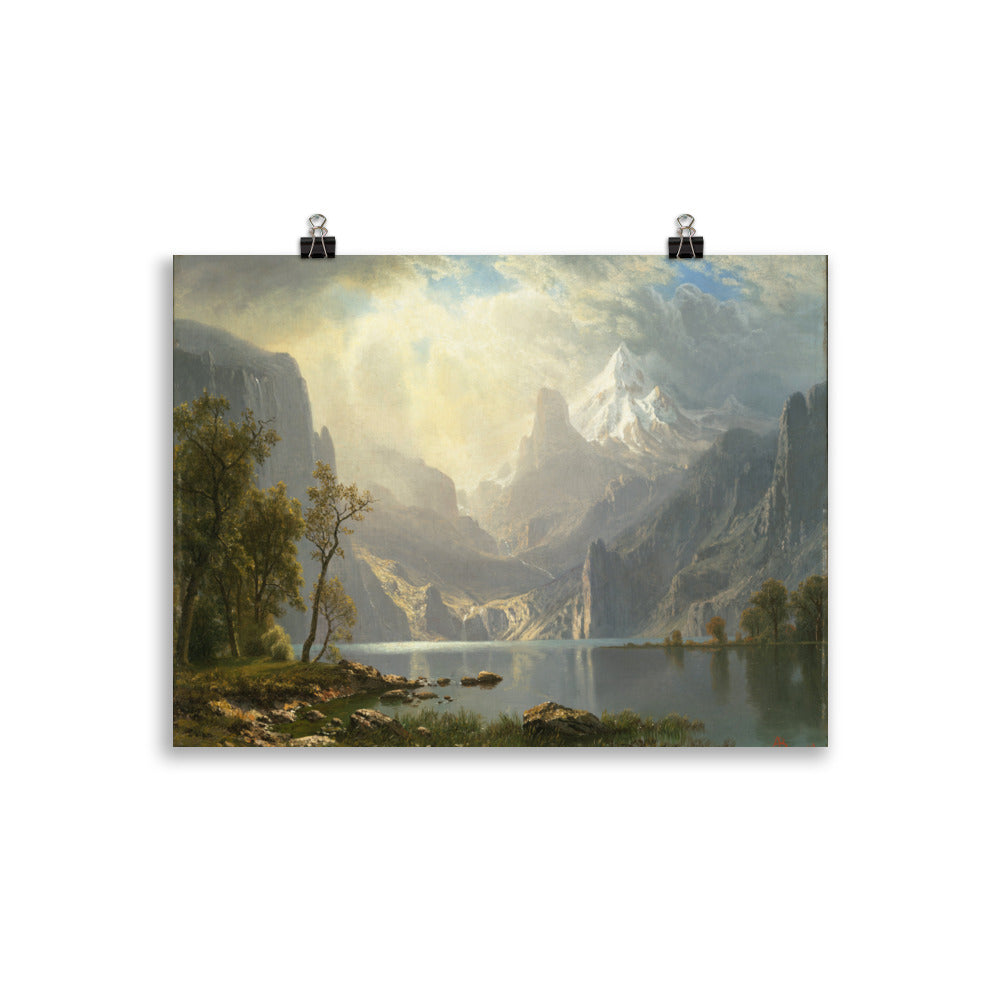 Size 3 - Albert Bierstadt Mountain Poster – American Landscape Art Print