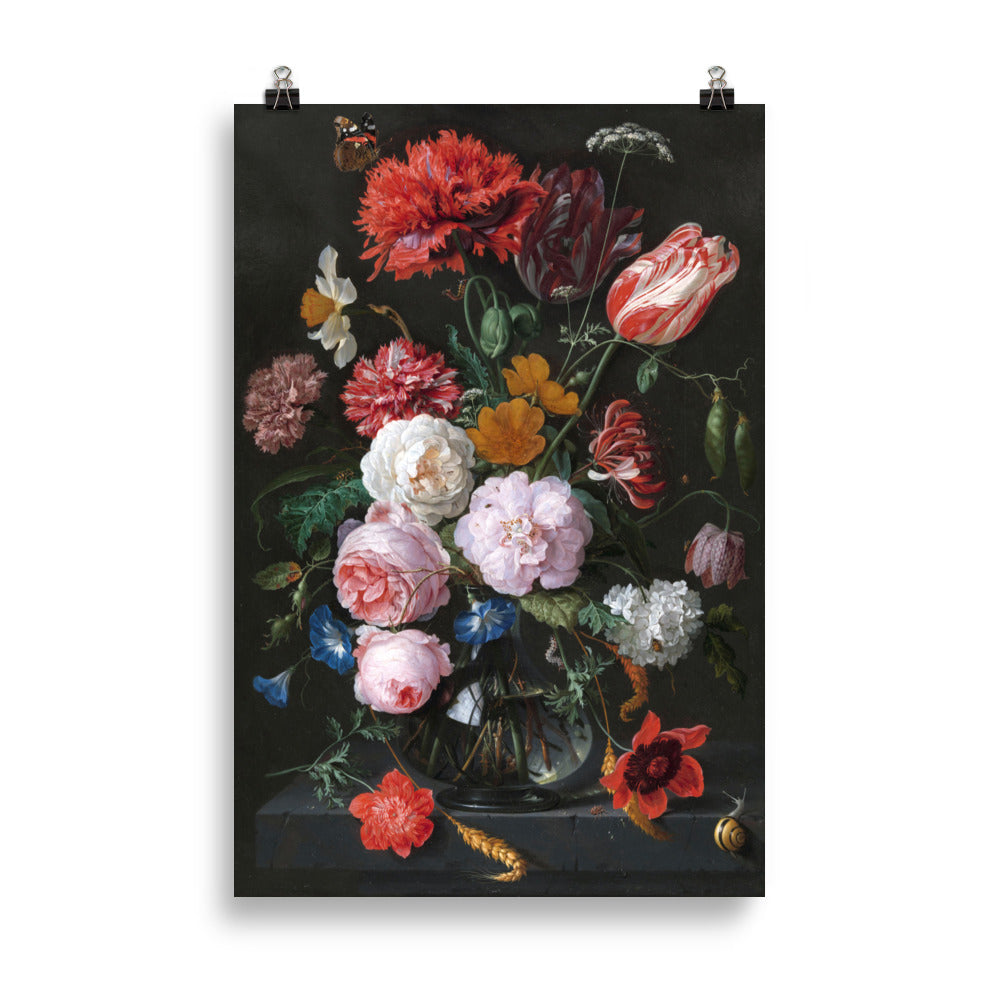 Size 5 - Ambrosius Bosschaert Bouquet Poster – Classic Dutch Flower Art Print