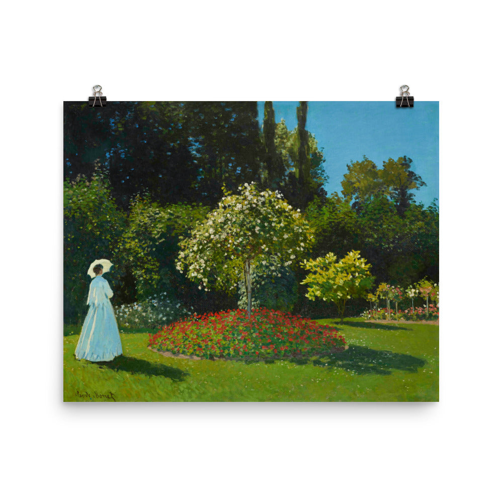 Size 4 - Monet Poster – Garden Serenity in French Impressionist Style
