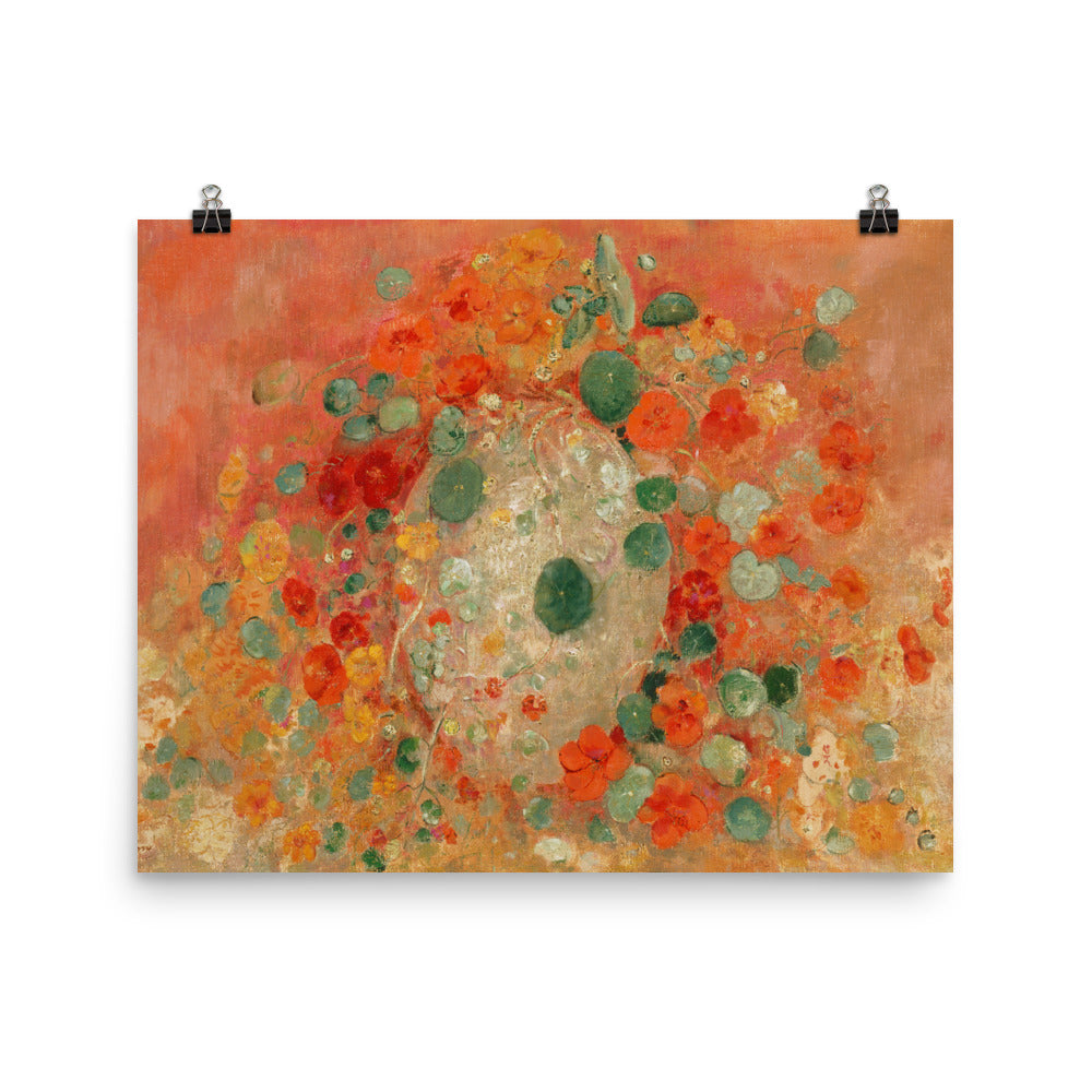 Size 4 - Redon Poster – Nasturtiums & the Poetry of Color