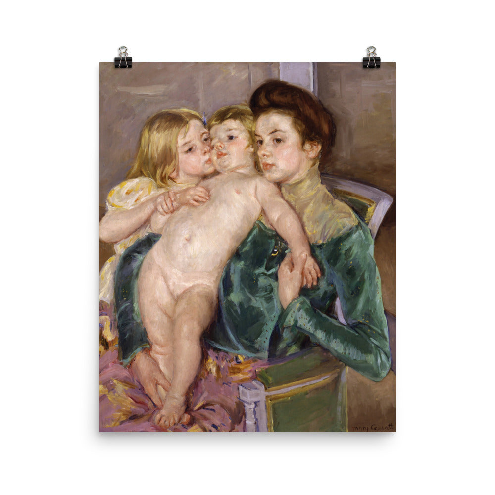 Size 4 - Cassatt Poster – The Caress & the Intimacy of Impressionist Tenderness