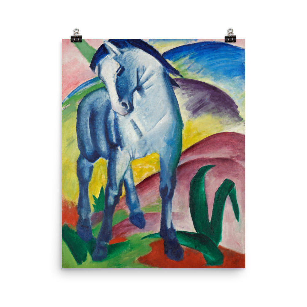 Size 4 - Marc Poster – Blue Horse & the Spirit of Expressionist Color