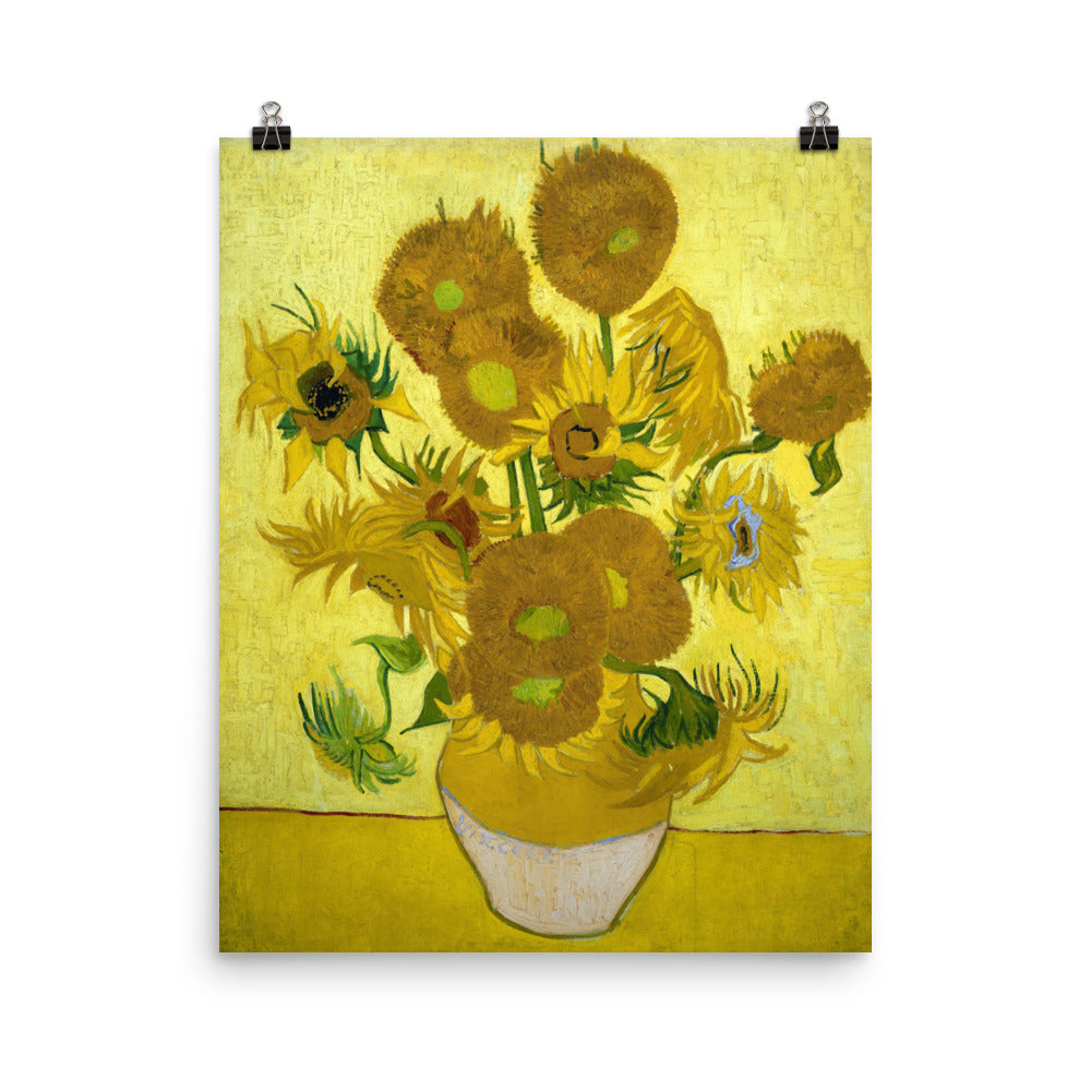 Size 5 - Van Gogh Sunflowers Poster – Iconic Floral Still Life Art Print