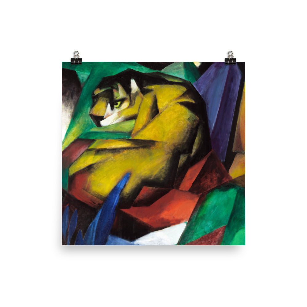 Size 1 - Marc Poster – The Tiger & the Wild Energy of Expressionist Art