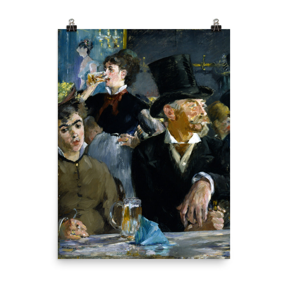 Size 5 - Manet At the Café Poster – Parisian Mood, Modern Impression