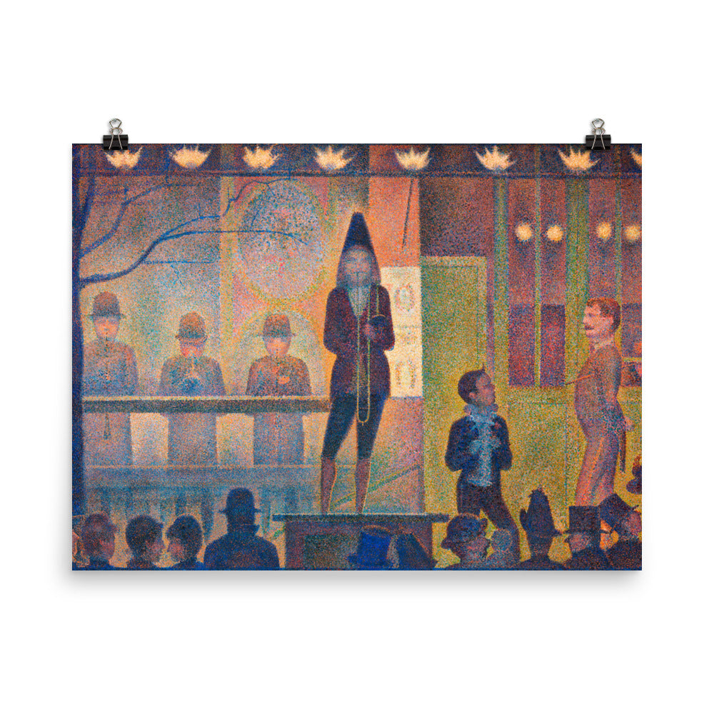 Size 5 - Seurat Poster – Circus Sideshow & the Allure of Parisian Nights
