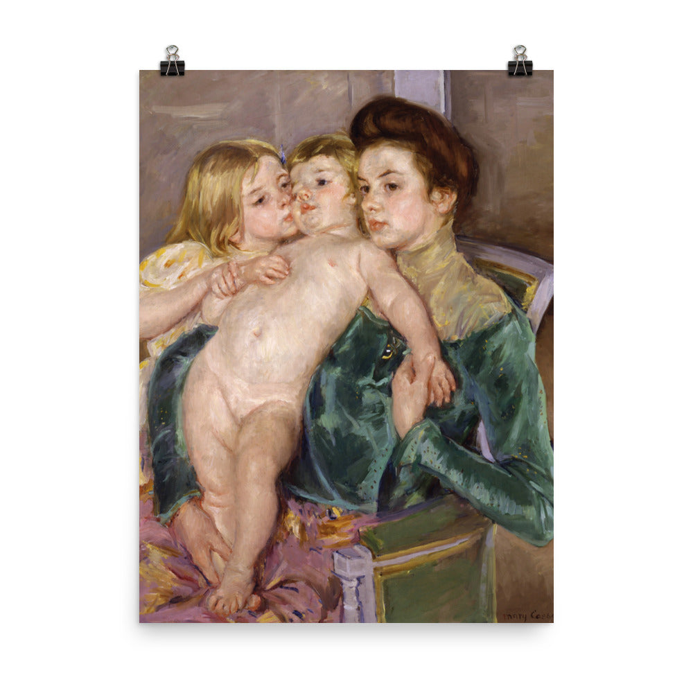 Size 5 - Cassatt Poster – The Caress & the Intimacy of Impressionist Tenderness