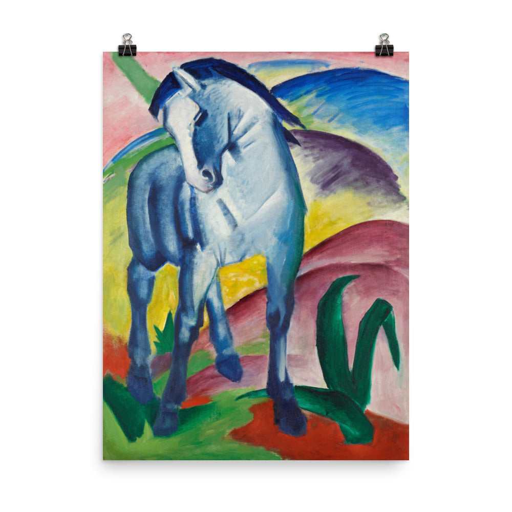 Size 5 - Marc Poster – Blue Horse & the Spirit of Expressionist Color