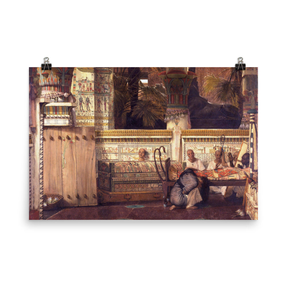 Size 6 - Alma-Tadema The Egyptian Widow Poster – Classical Beauty, Quiet Emotion