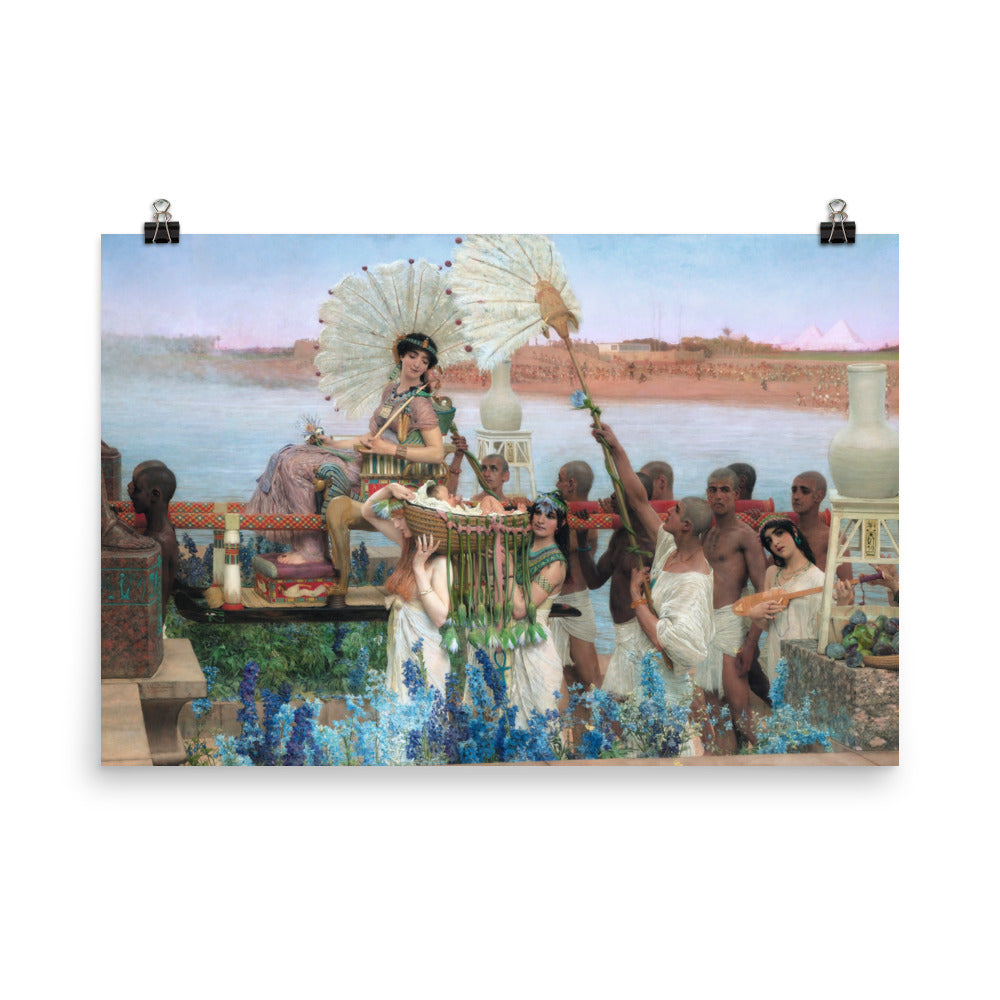 Size 6 - Alma-Tadema The Finding of Moses Poster – Classical Grandeur, Timeless Story