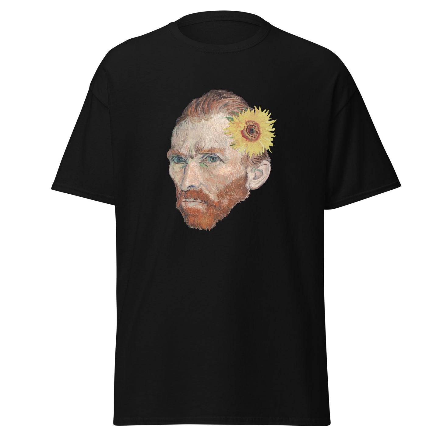 Van Gogh Sun Flower Men's Classic Tee – Golden Hues, Artistic Vibes