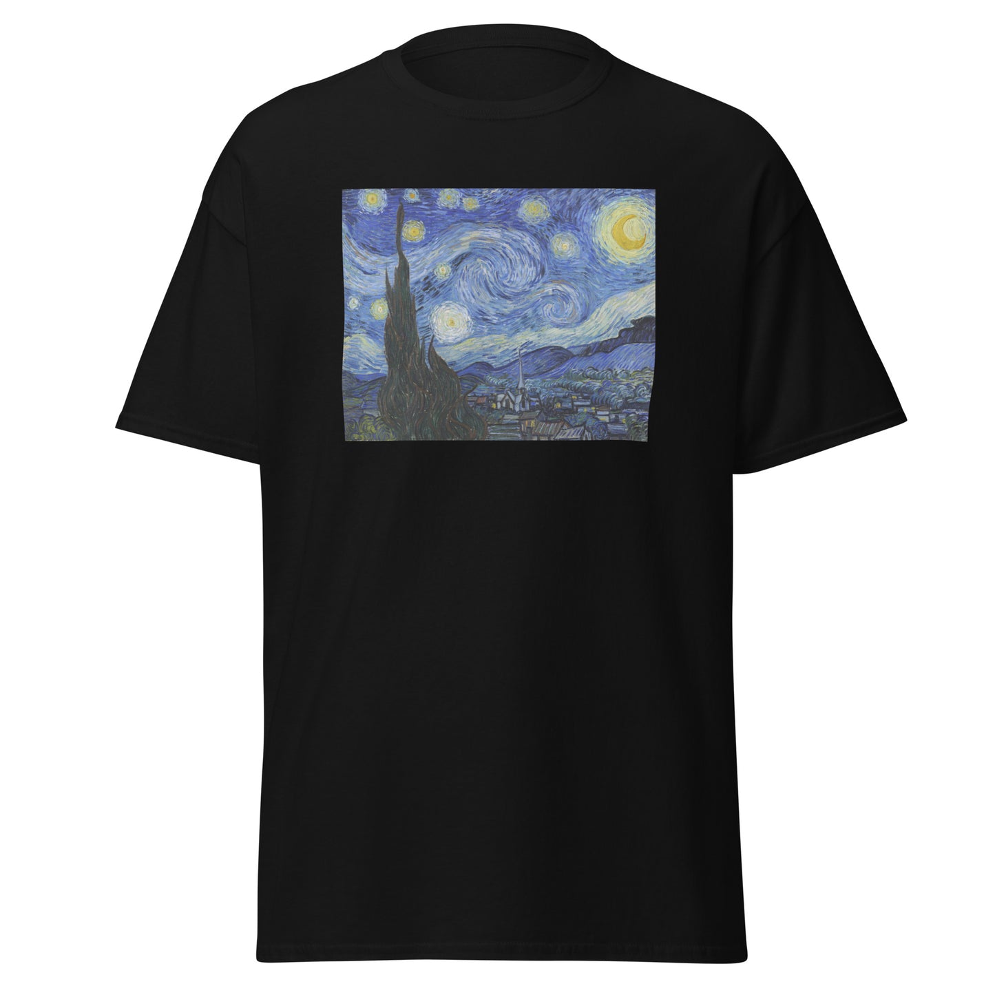 Van Gogh Starry Men's Classic Tee – Dreamlike Motion, Artistic Spirit