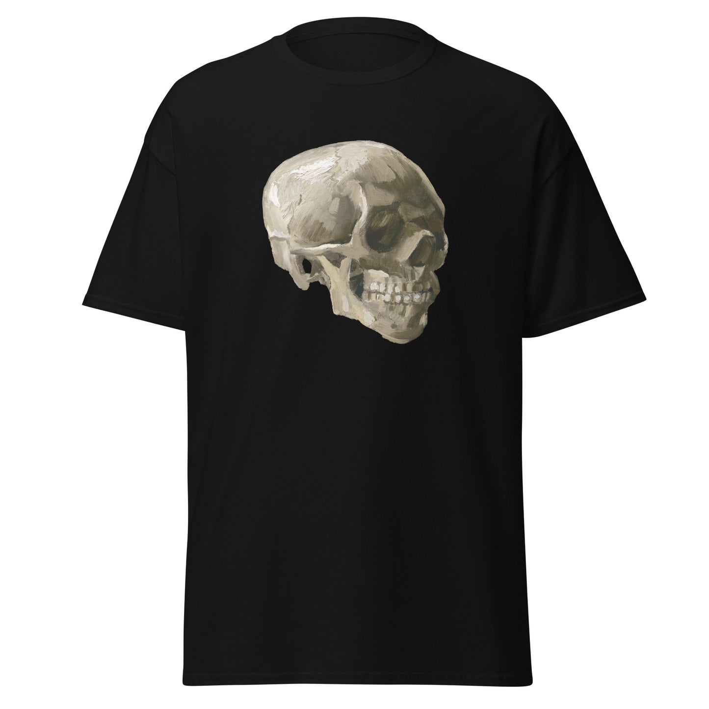 Van Gogh Skull Men's Classic Tee – Dark Aesthetics, Iconic Brushwork