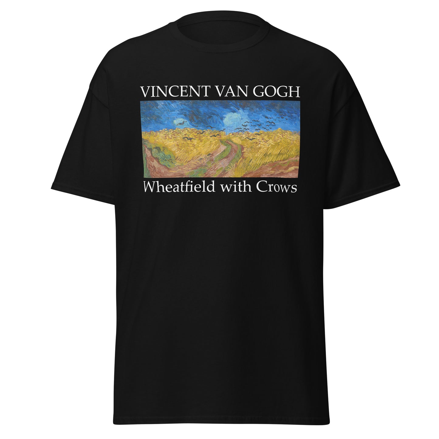 Van Gogh Crows Men's Classic Tee – Moody Skies, Bold Expression