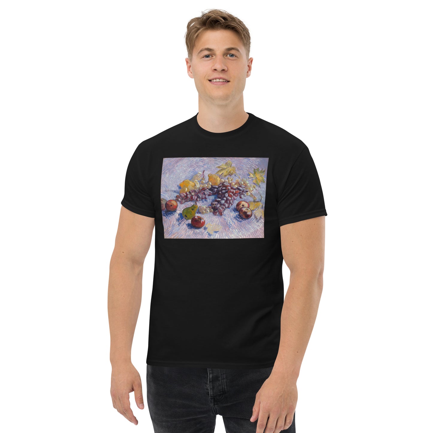 Model 2 - Van Gogh Still Life Men's Classic Tee – Everyday Beauty, Masterfully Seen