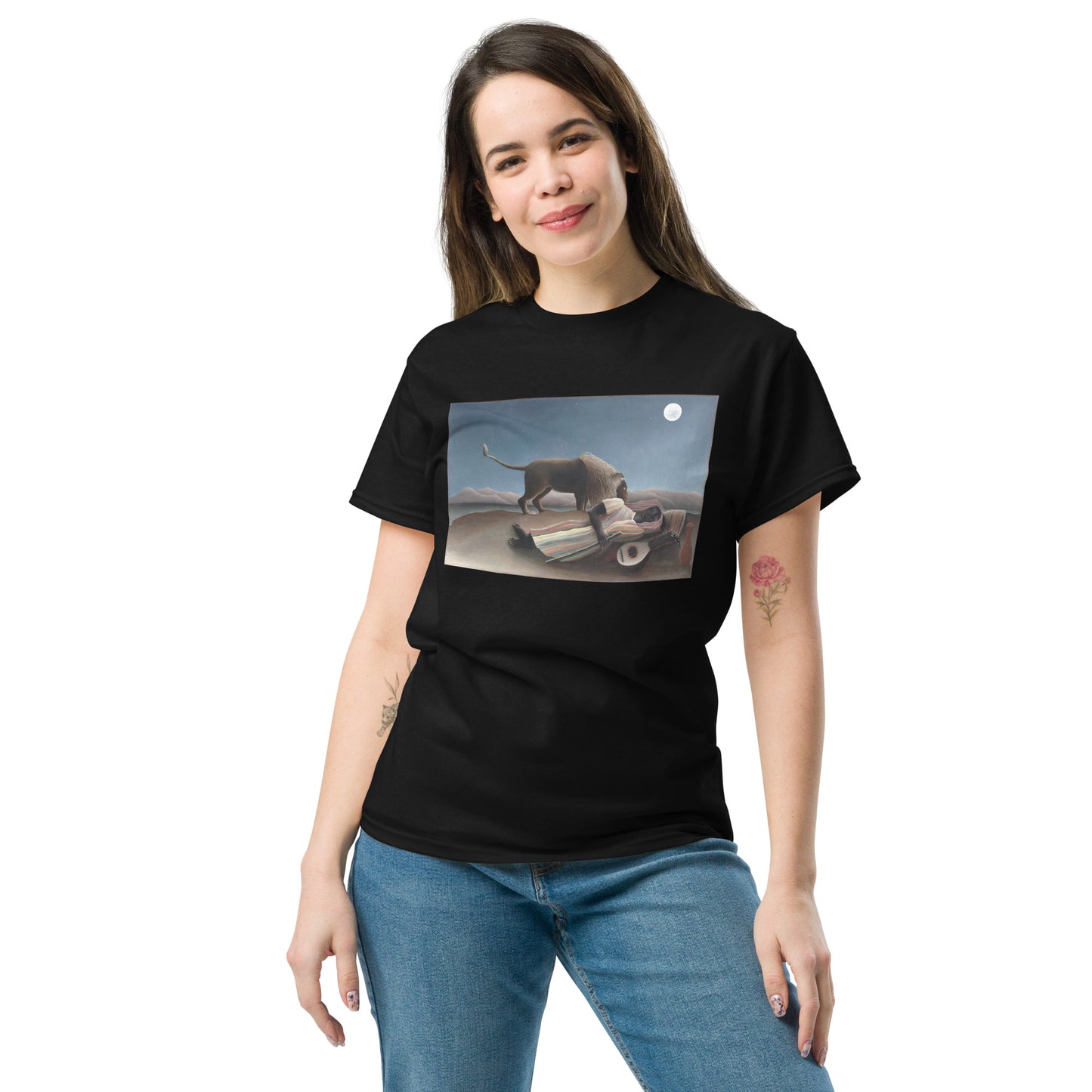 Model 1 - Rousseau Bohémienne Men's Classic Tee – Wild Beauty, Dreamlike Mystery