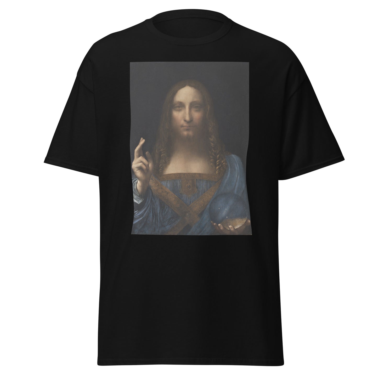 Da Vinci Salvator Mundi Men's Classic Tee – Sacred Vision, Masterful Style