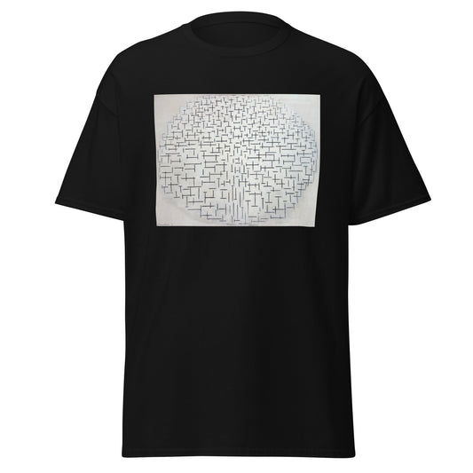 Mondrian Pier Ocean Men's Classic Tee – Geometric Art, Casual Luxury