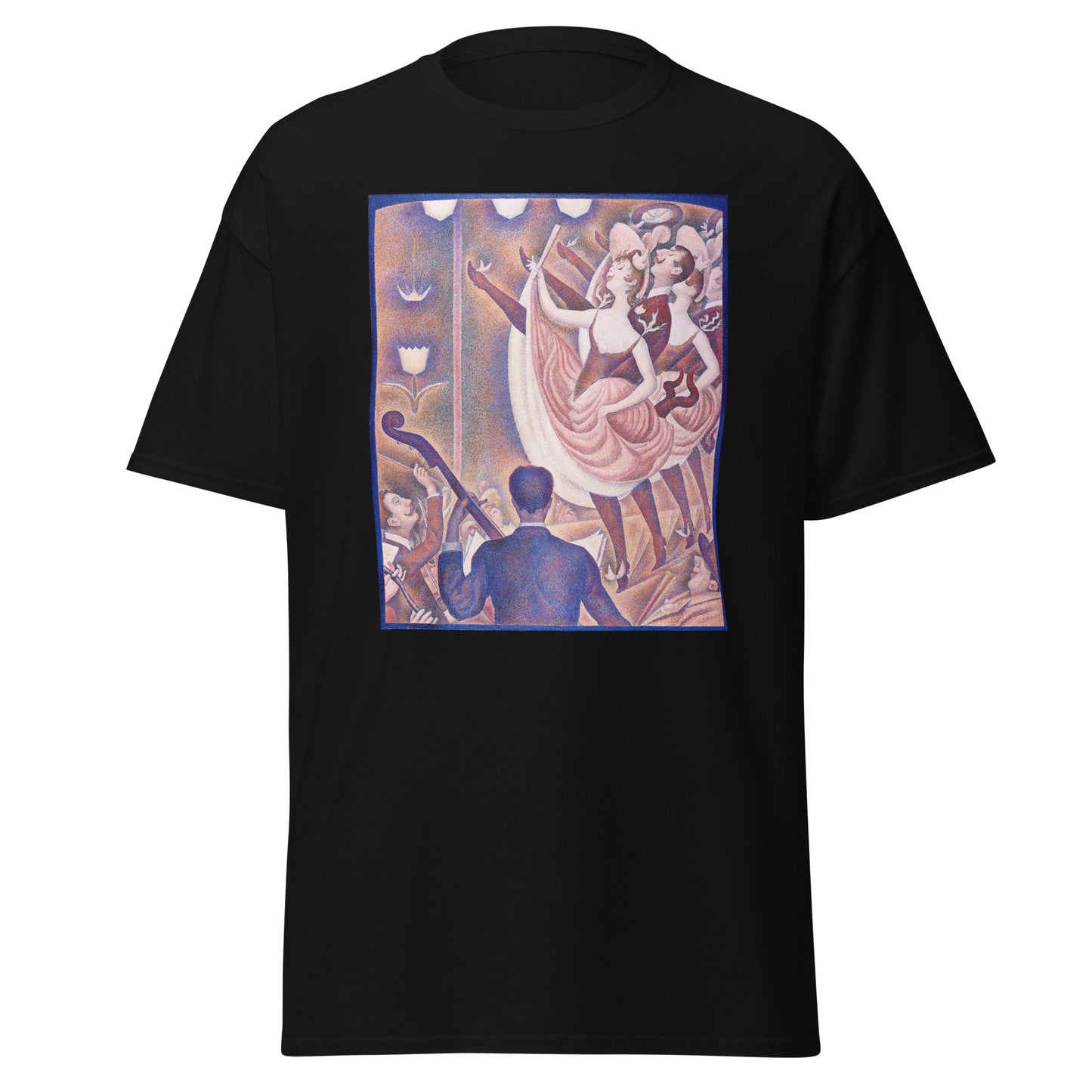 Seurat Chahut Men's Classic Tee – Pointillist Energy, Parisian Flair
