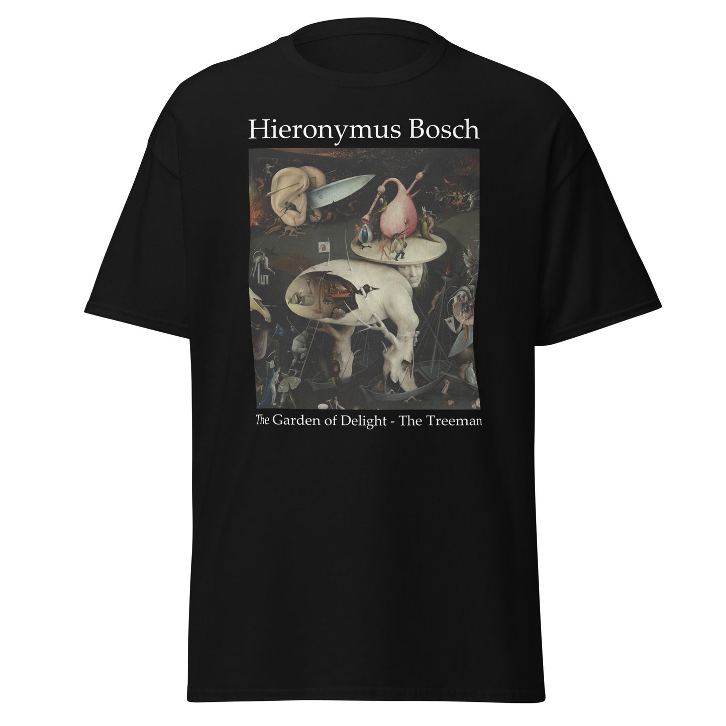 Bosch Garden Treeman Men's Tee – Surreal Style from a Master’s Mind