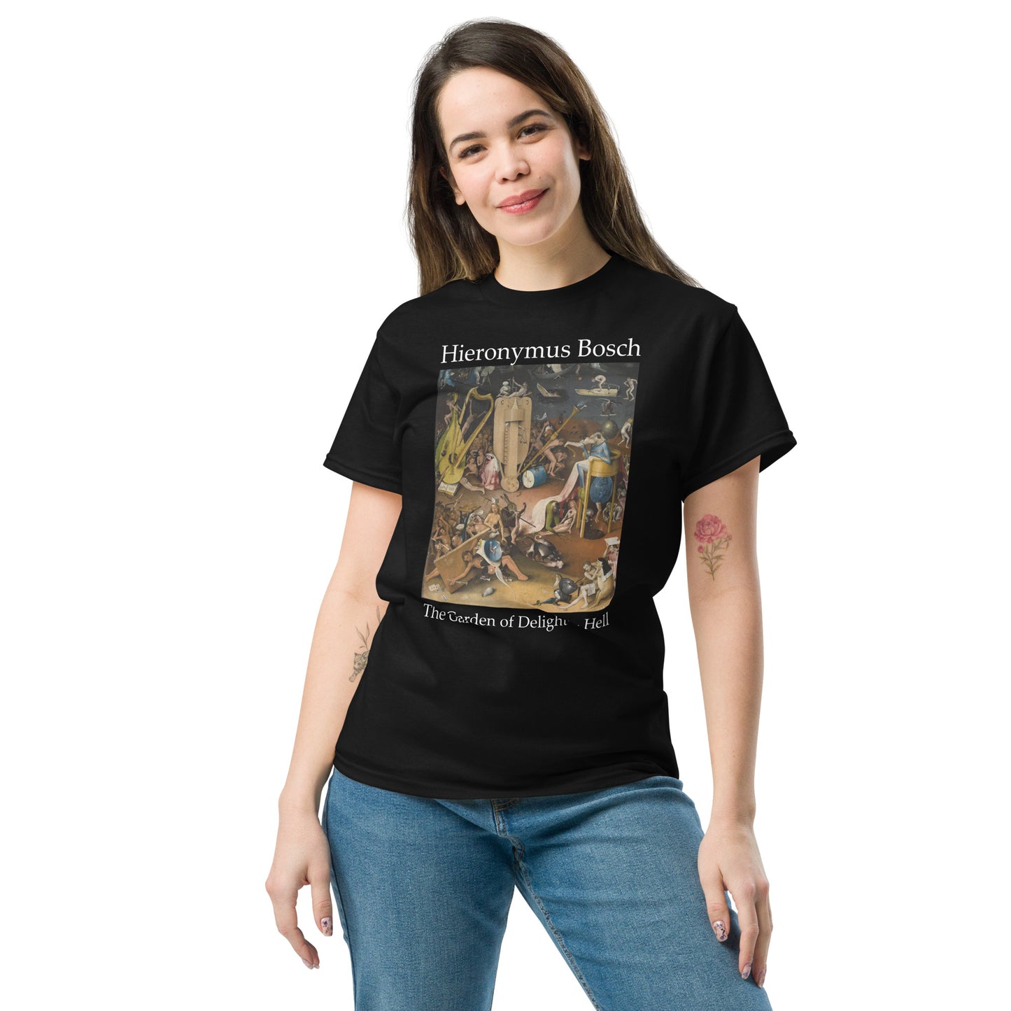 Model 1 - Bosch Garden Hell Classic Men's Tee – Surreal Chaos in Wearable Form