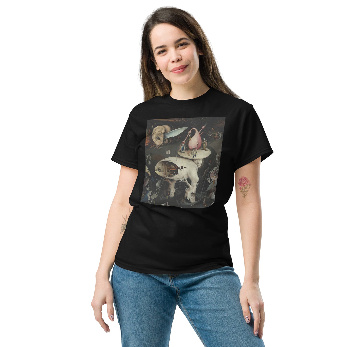 Model 1 - Bosch Garden Treeman Men's Classic Tee – Wear the Wonderfully Weird