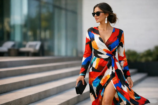 Abstract Art Clothing That Makes an Entrance