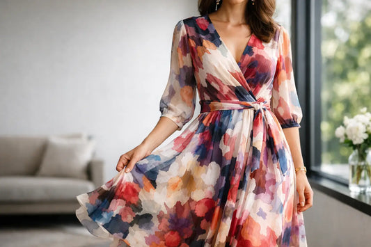 How to Wear a Floral Print Art Dress
