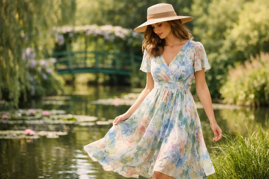 Monet Inspired Dress Style That Feels Fresh