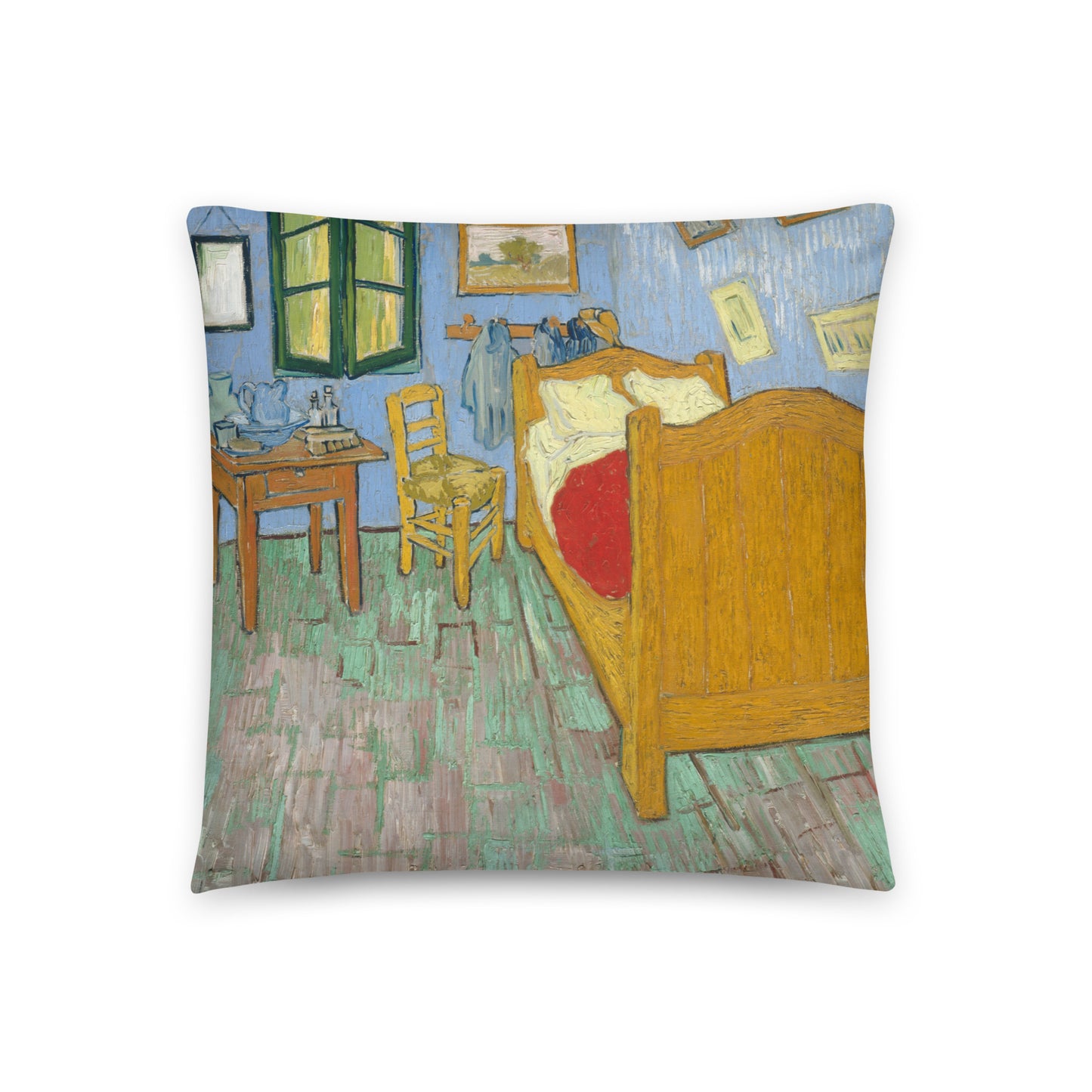 Van Gogh Basic Pillow – Bedroom in France for Cozy Charm
