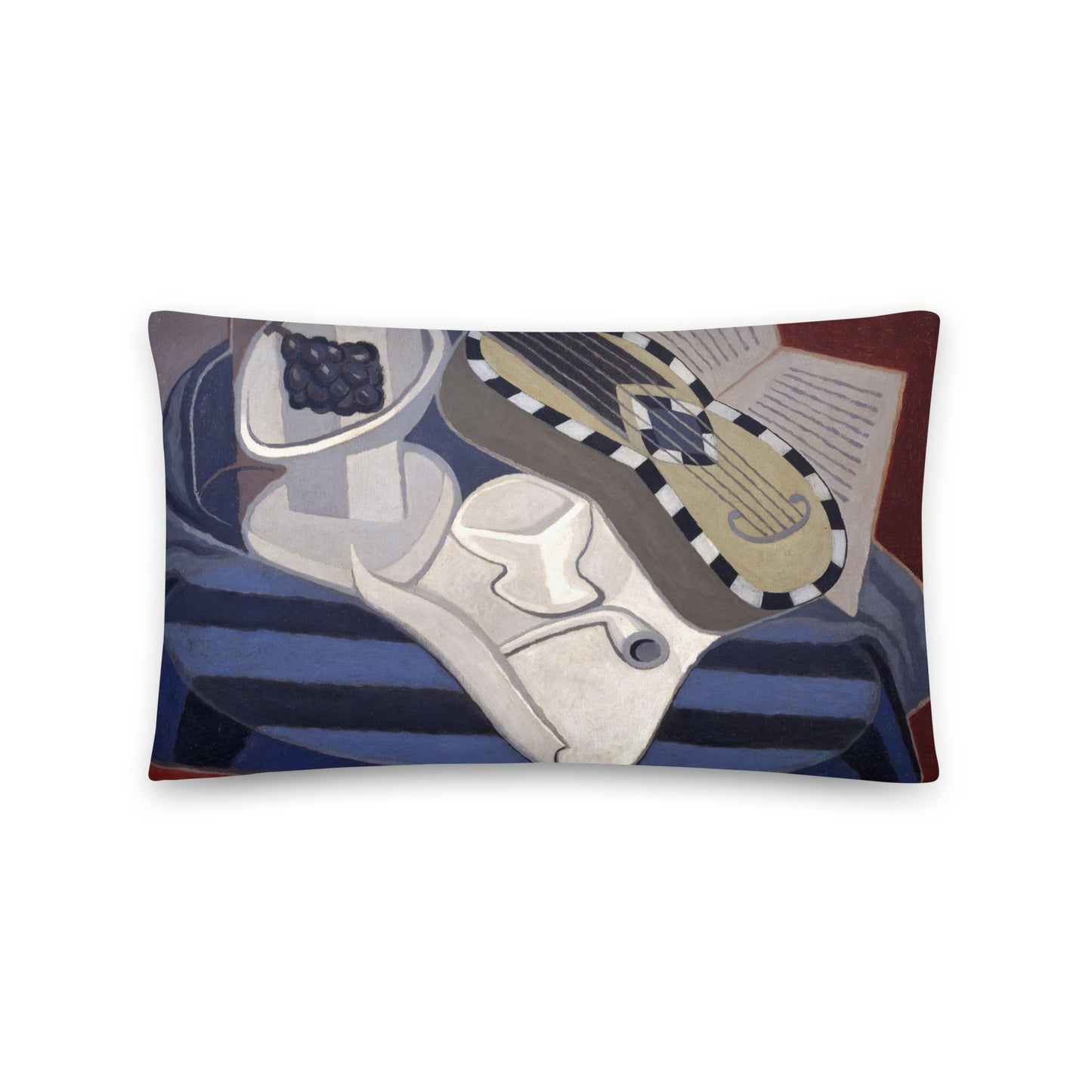 Size 2 -Juan Gris Basic Pillow – Still Life Geometry in Everyday Form