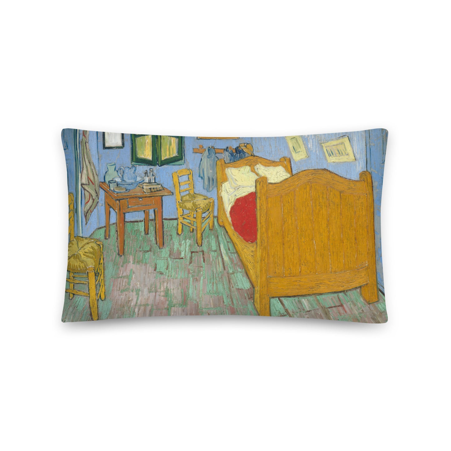Size 3 - Van Gogh Basic Pillow – Bedroom in France for Cozy Charm