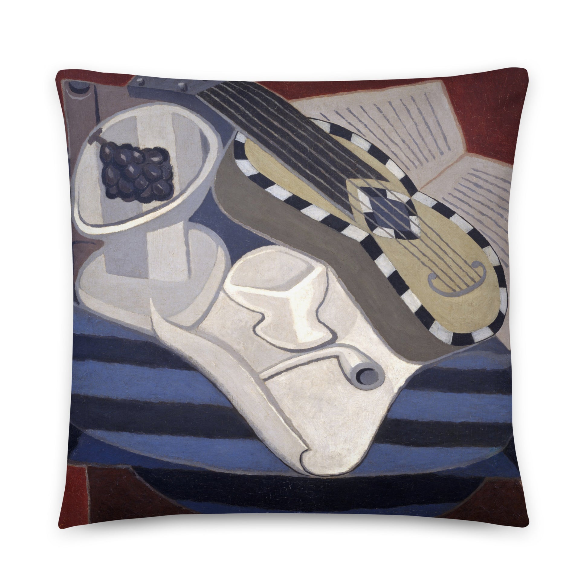 Juan Gris Basic Pillow – Still Life Geometry in Everyday Form