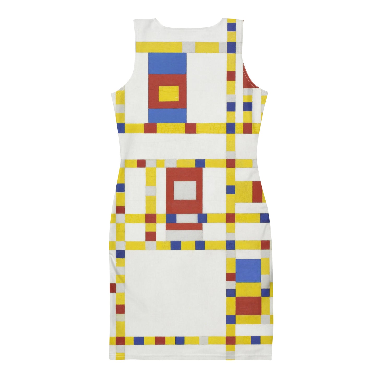 Back - Piet Mondrian Cut & Sew Dress – Victory in Vibrant Motion