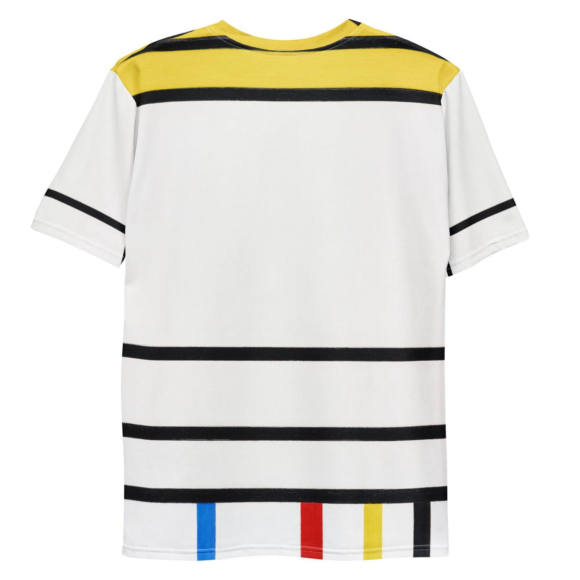 Back - Piet Mondrian Men's T-Shirt – Place de la Concorde in Motion