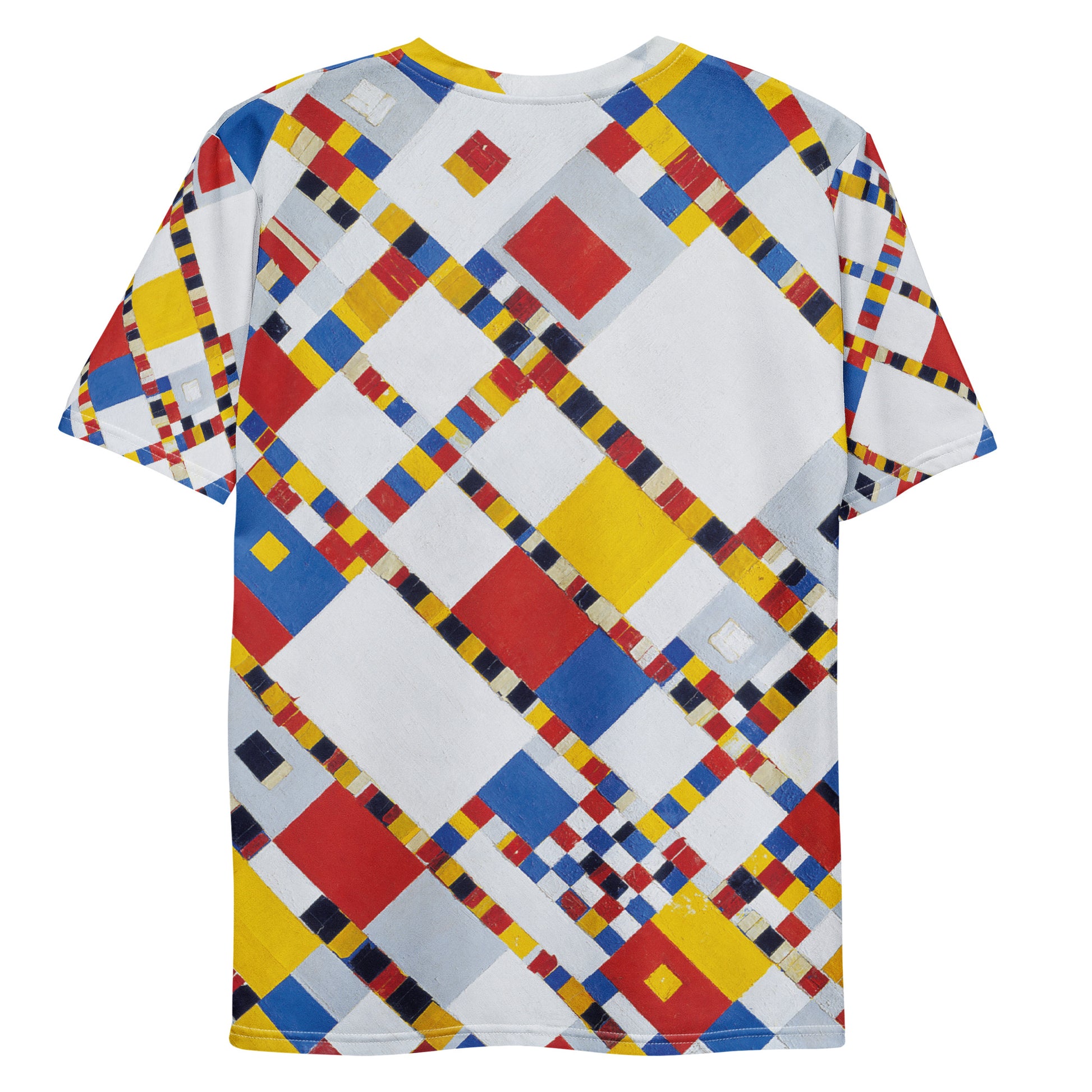 Back - Piet Mondrian Men's T-Shirt – Rhythm of the City Unleashed