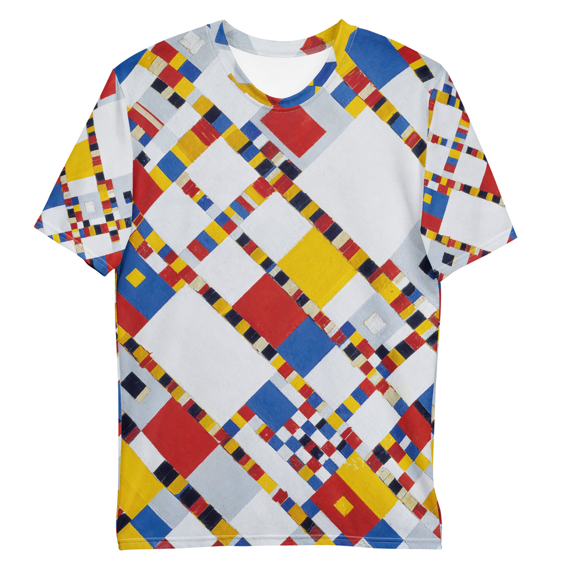 Piet Mondrian Men's T-Shirt – Rhythm of the City Unleashed