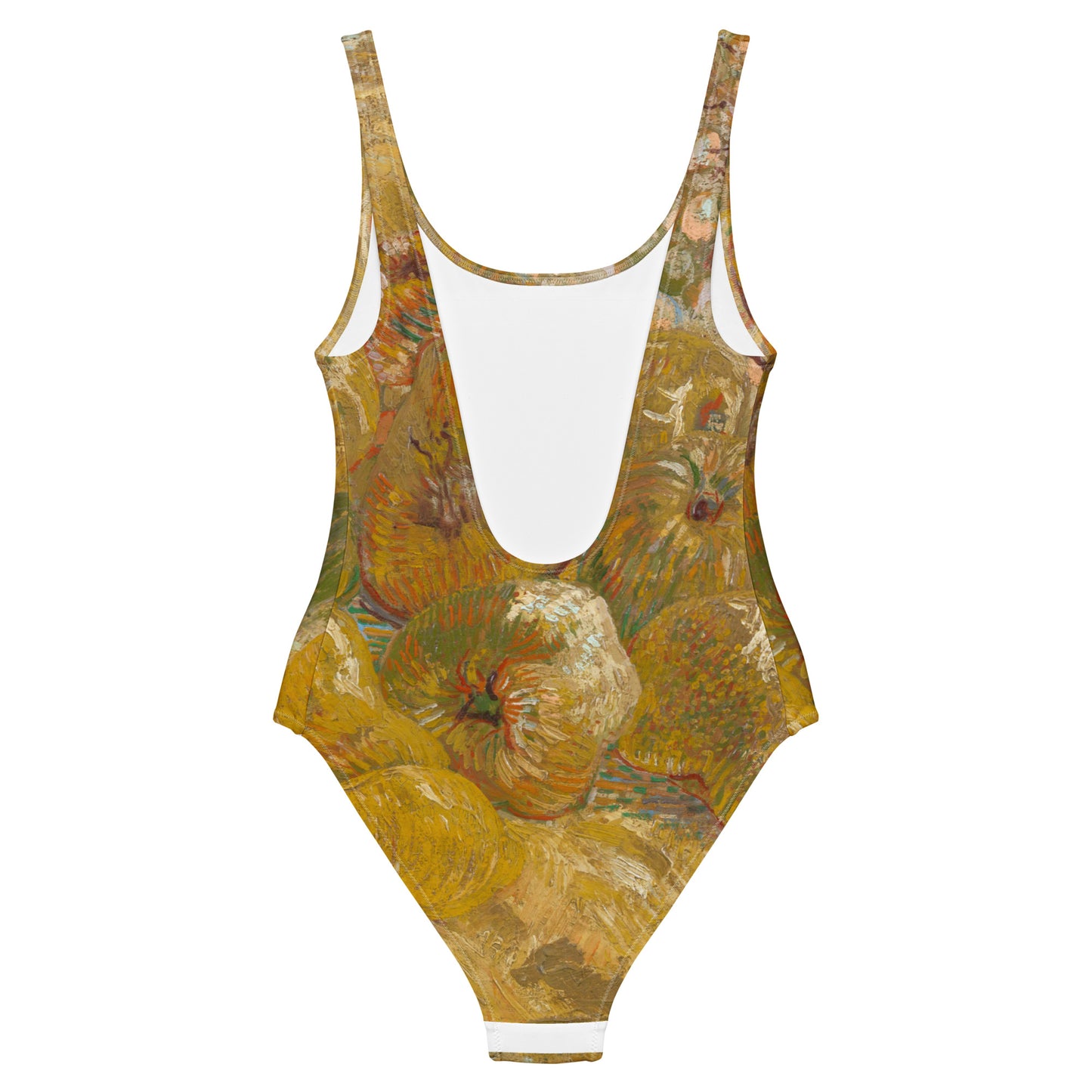 Back - Vincent van Gogh One-Piece Swimsuit – Still Life with Fruits Flair